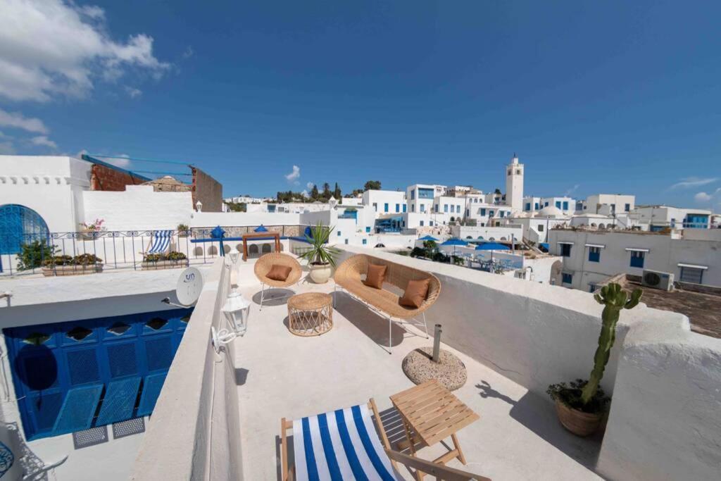 Charming Villa In The Heart Of Sidi Bousaid Sidi Bou Ali Buitenkant foto