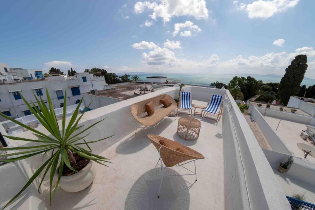 Charming Villa In The Heart Of Sidi Bousaid Sidi Bou Ali Buitenkant foto